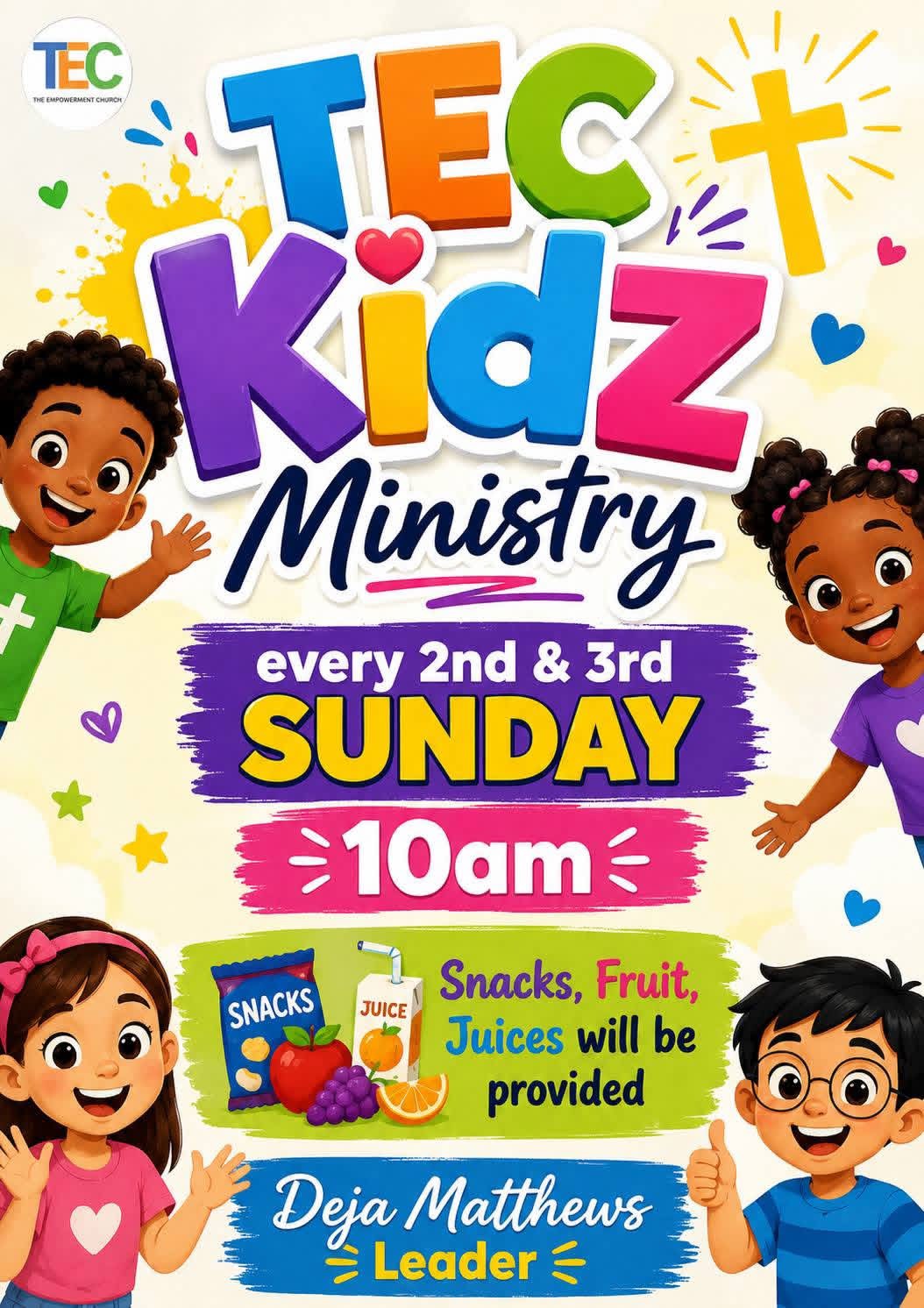 Kidz Ministry flyer